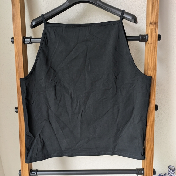 NWT J.Crew Women's Classic Black Tank Top - Size  XXL - Picture 1 of 4